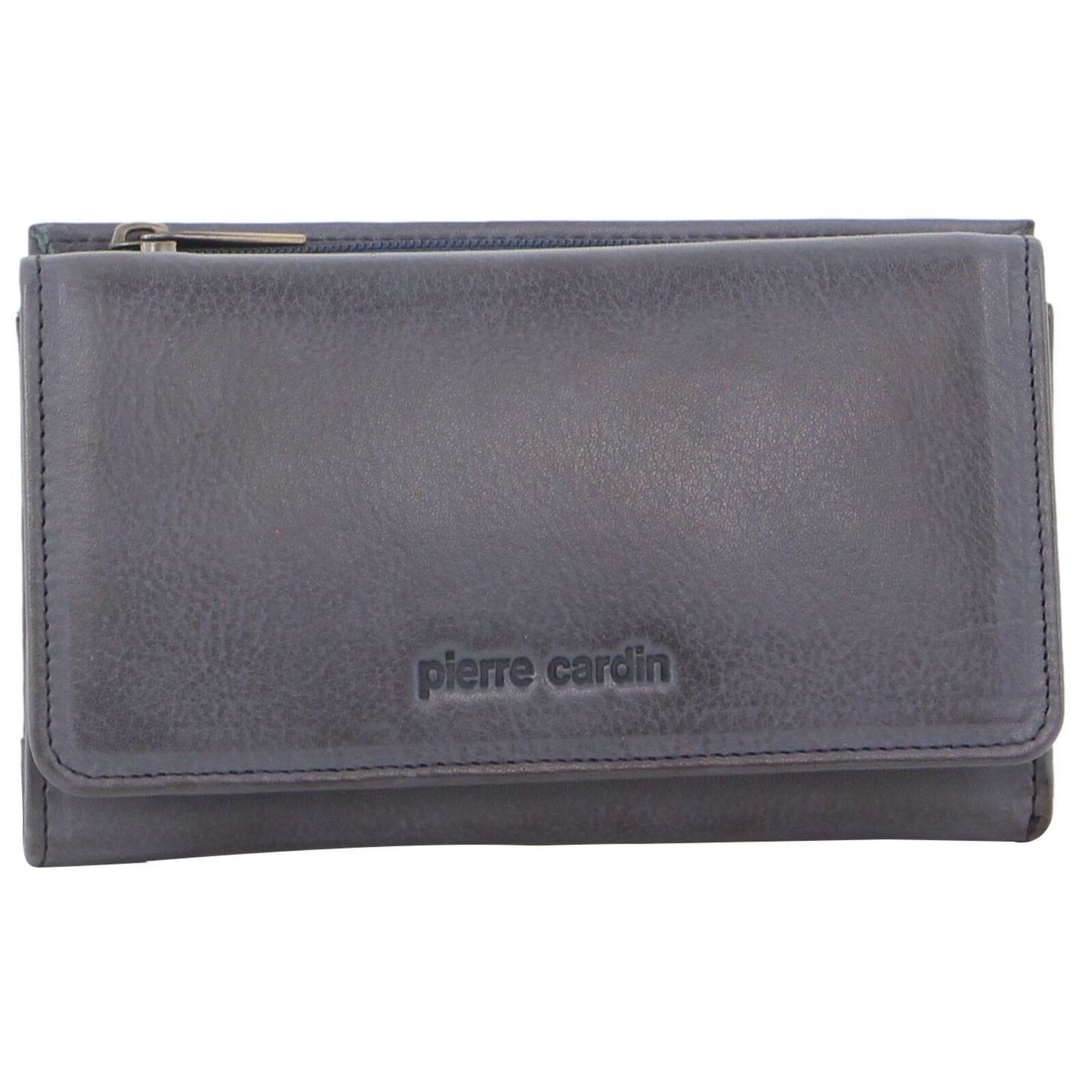 Pierre Cardin Womens Soft Italian Leather RFID Purse Wallet Rustic - Teal-2