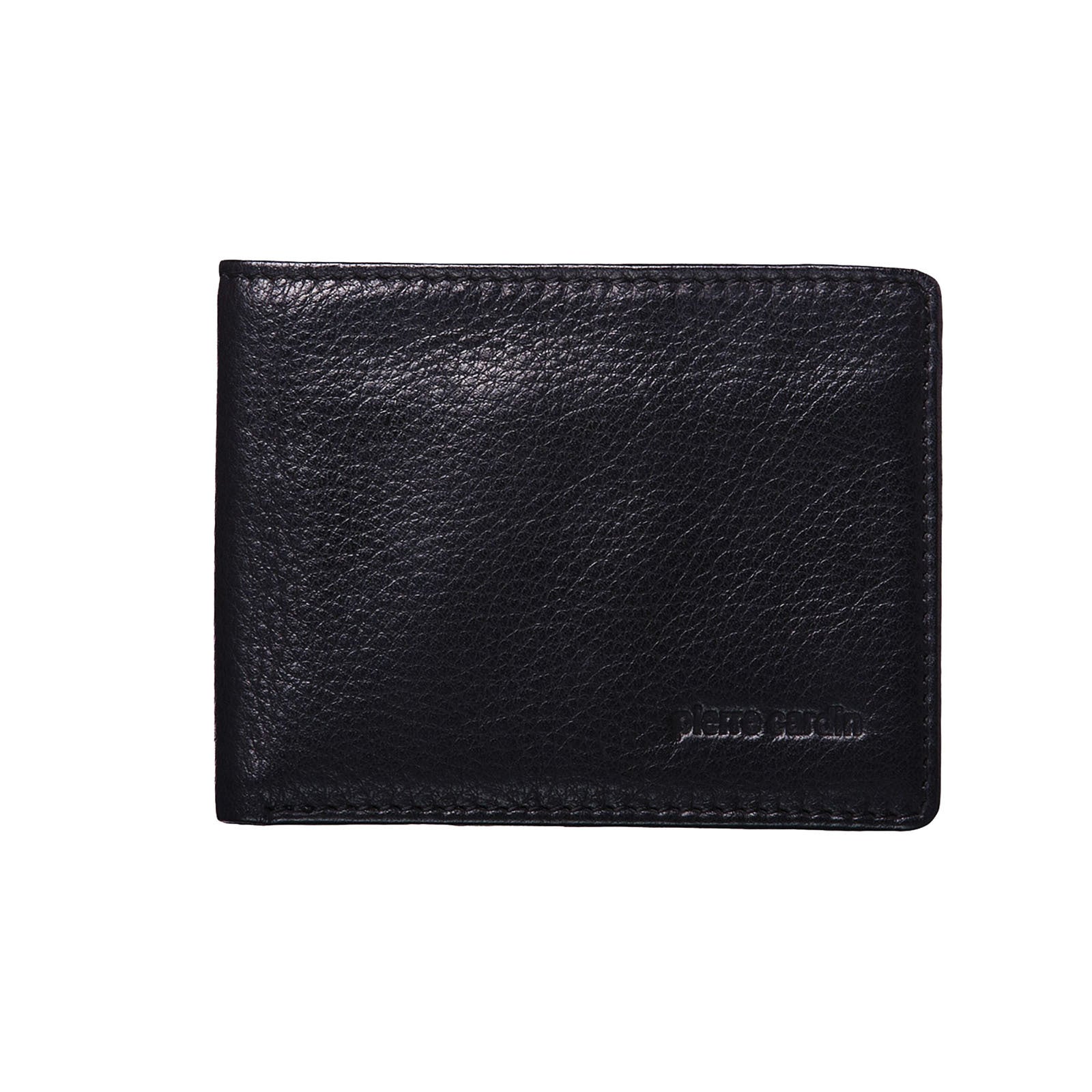 Pierre Cardin Mens Genuine Italian Soft RFID Bifold Slim Wallet - Black-2