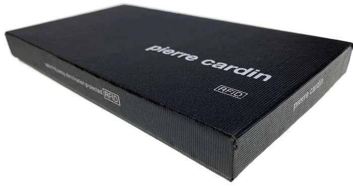 Pierre Cardin RFID Mens Wallet Bi-Fold Genuine Italian Leather w GIFT BOX  - Brown-3