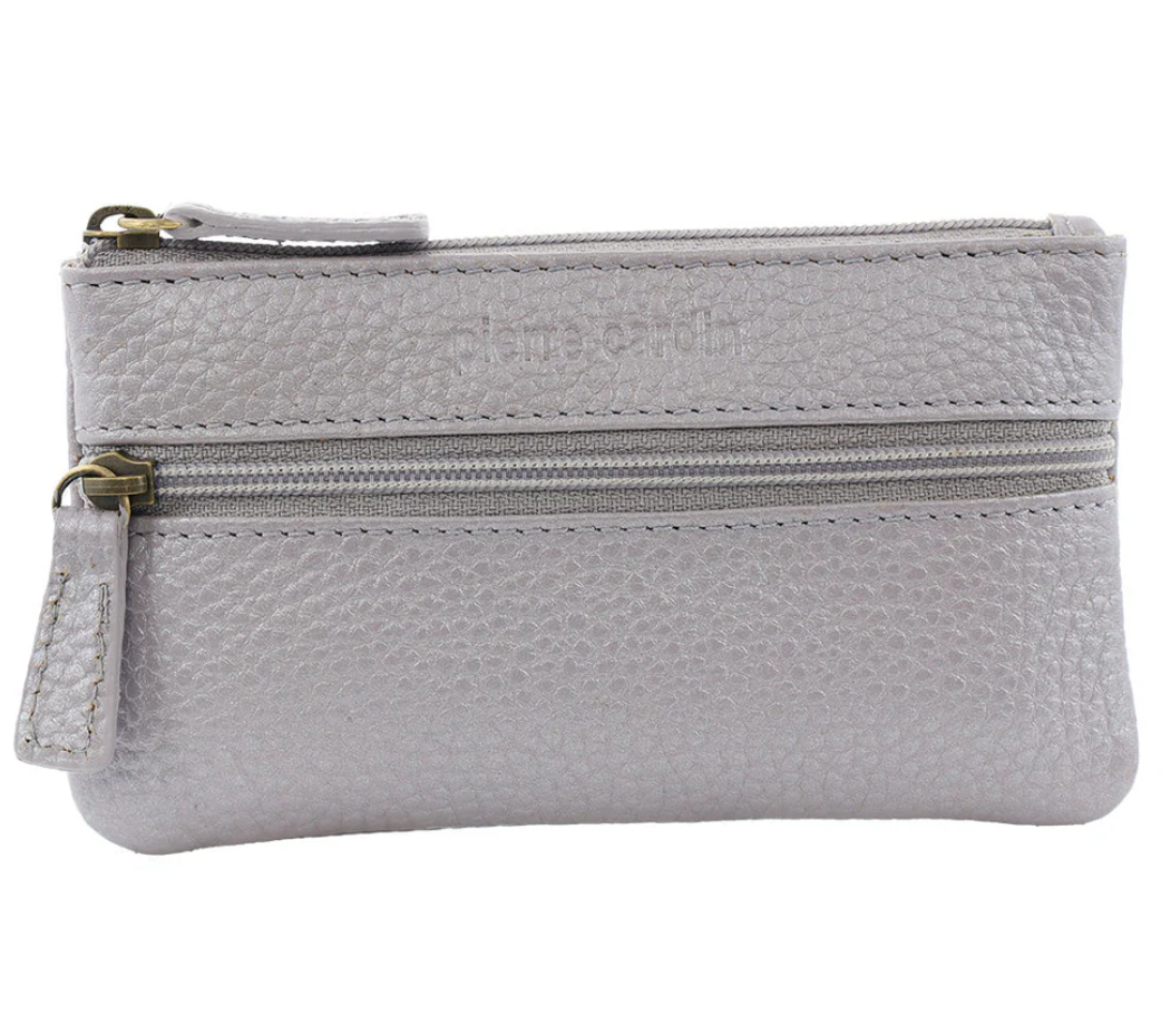 Pierre Cardin Womens Genuine Leather RFID Coin Purse Wallet - Titan-1