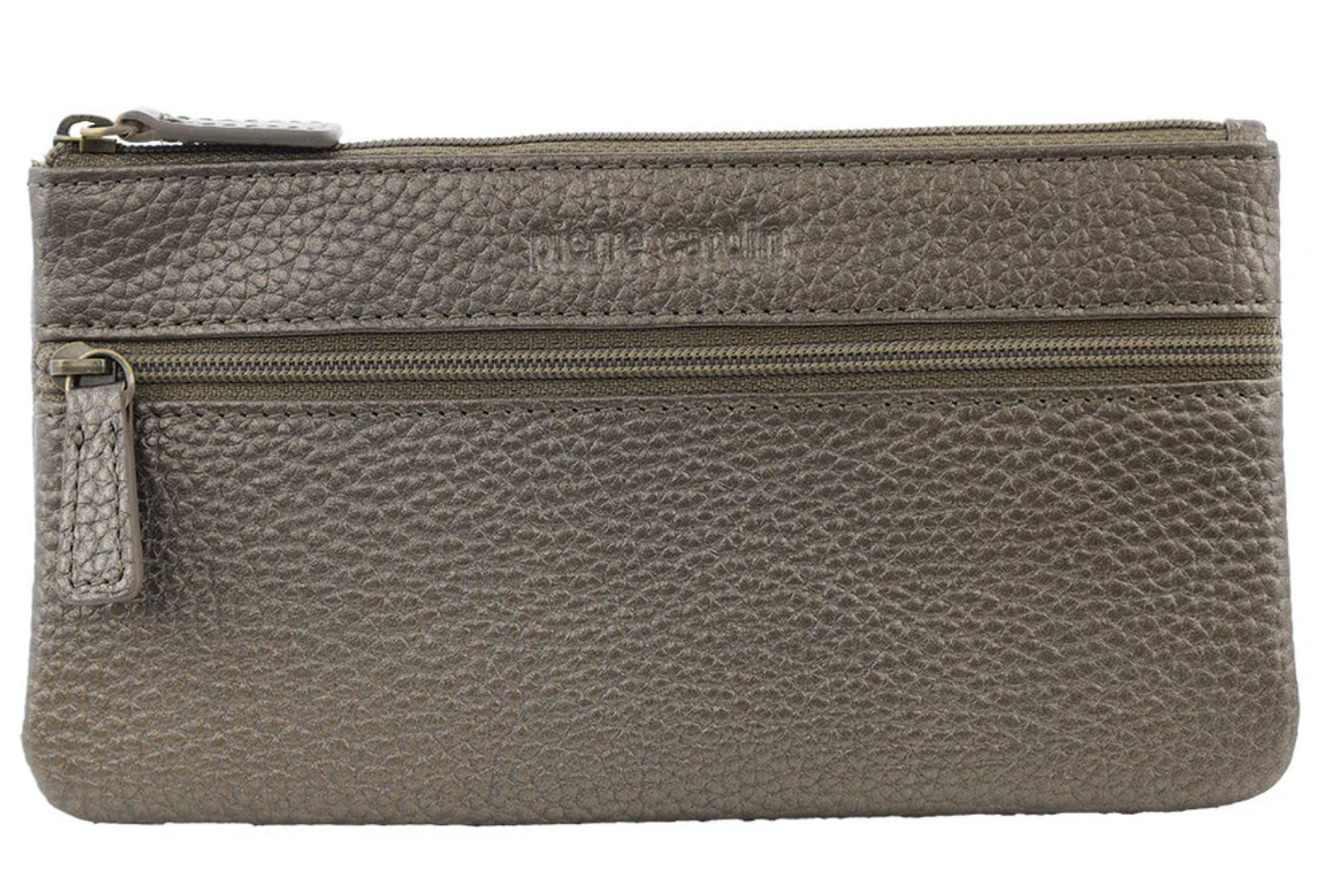 Pierre Cardin Leather Wallet Case for Phone and Coins in Bronze-1
