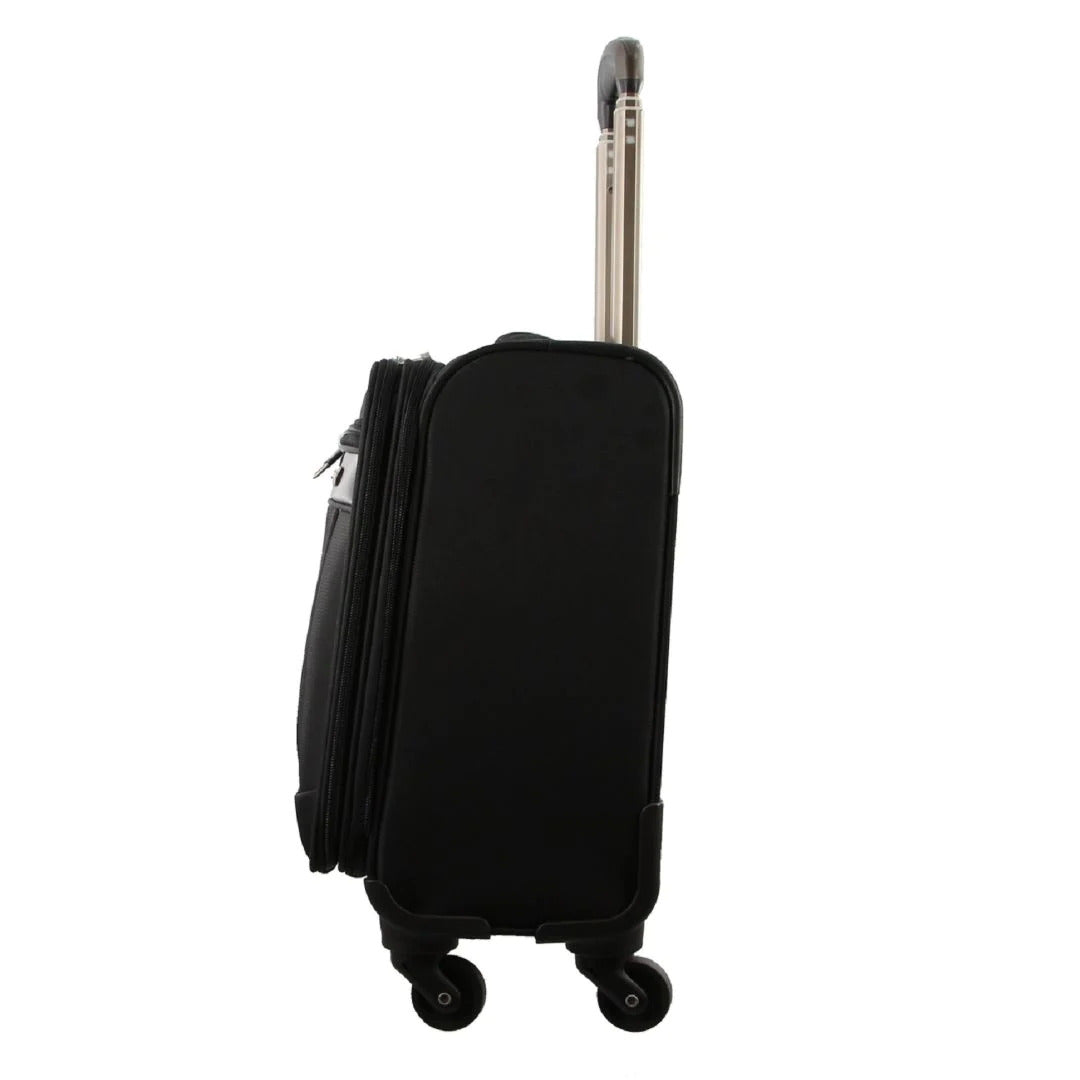 Pierre Cardin 4-Wheel 36L Mobile Office Cabin Carry On Luggage - Black (Travel Suitcase)-4