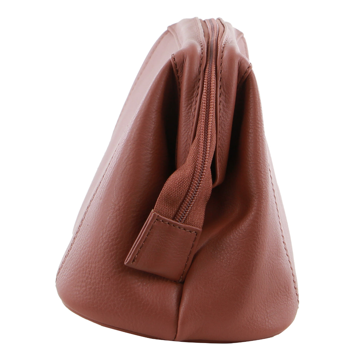 Pierre Cardin Mens Rustic Leather Toiletry Case Bag Travel - Casia Rose-3