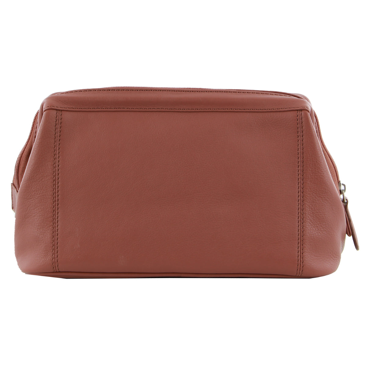 Pierre Cardin Mens Rustic Leather Toiletry Case Bag Travel - Casia Rose-2