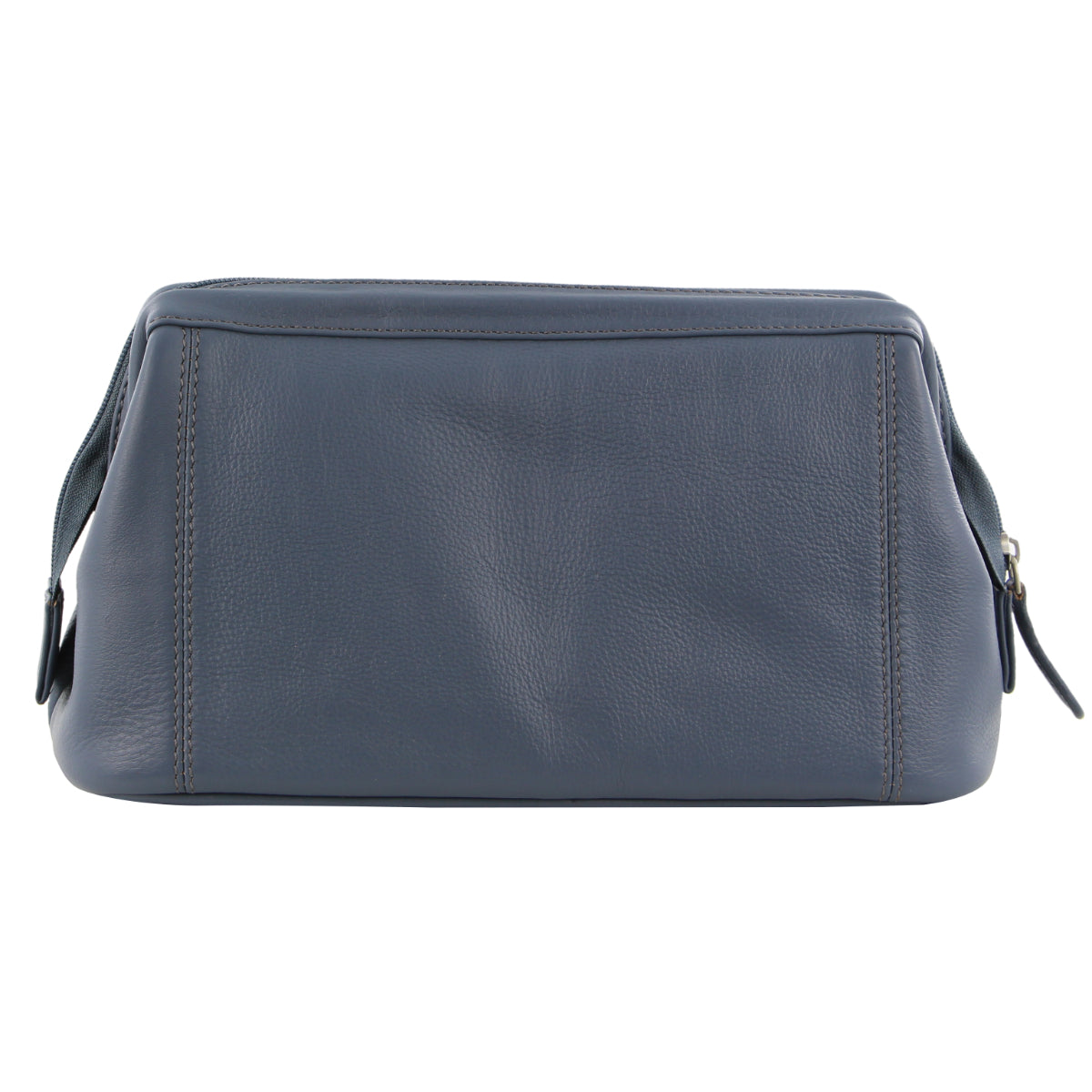Pierre Cardin Mens Rustic Leather Toiletry Case Bag Travel - Teal-2