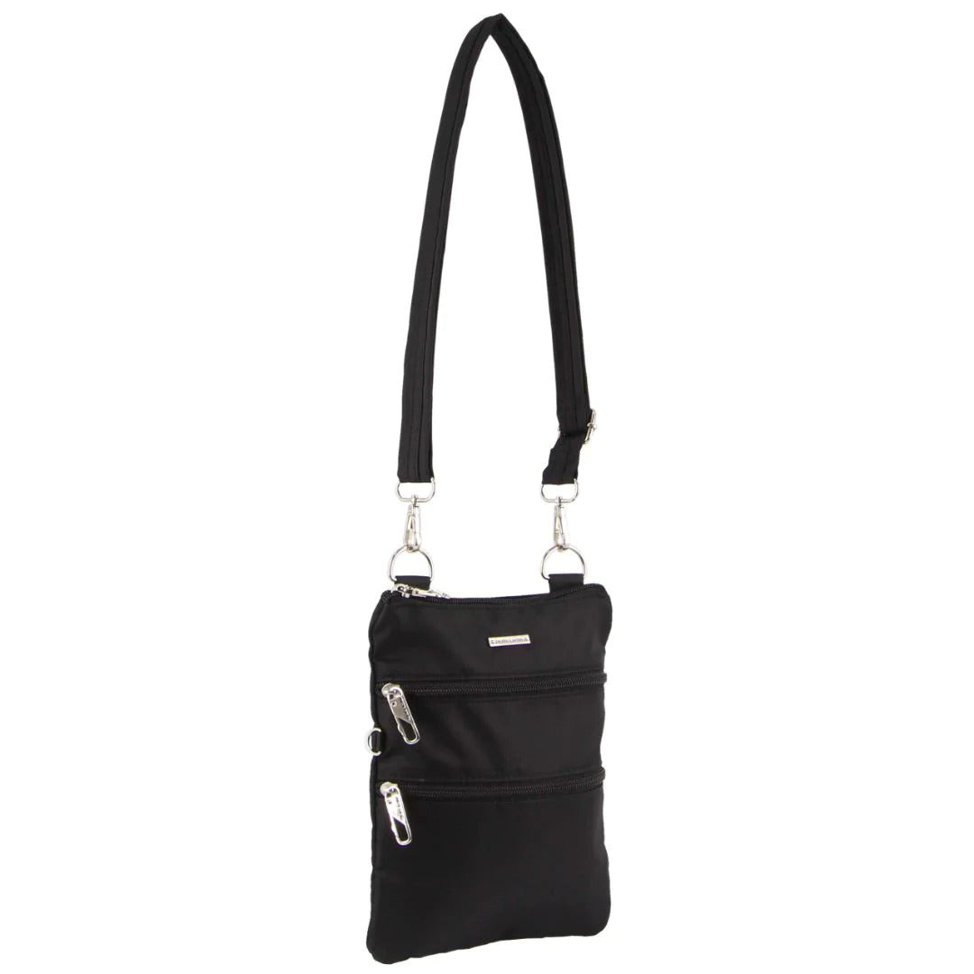 Pierre Cardin Anti-Theft RFID Ladies Cross Body Bag Slash Proof Crossbody Women - Black-1