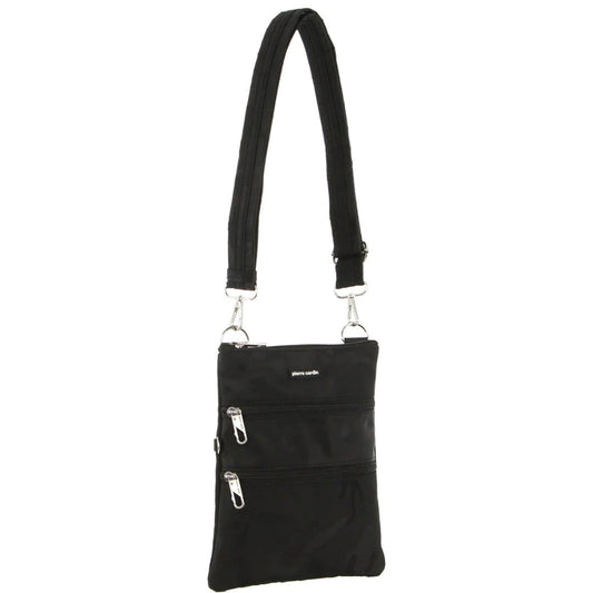 Pierre Cardin Anti-Theft Crossbody RFID Camouflage Bag - Black/Camo (Slash Proof)-0