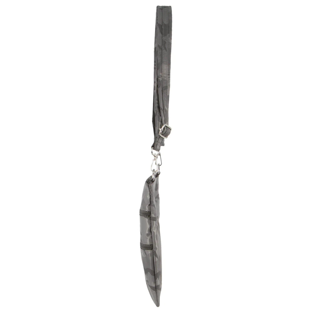 Pierre Cardin Anti-Theft Cross Body Bag Slash Proof RFID Camouflage - Grey/Camo-2