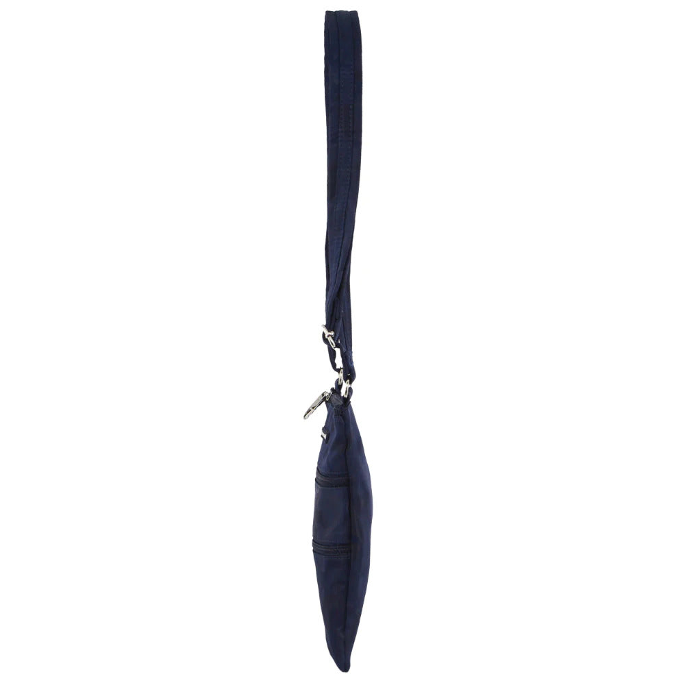 Pierre Cardin Anti-Theft Cross Body Bag Slash Proof RFID Camouflage - Navy/Camo-2