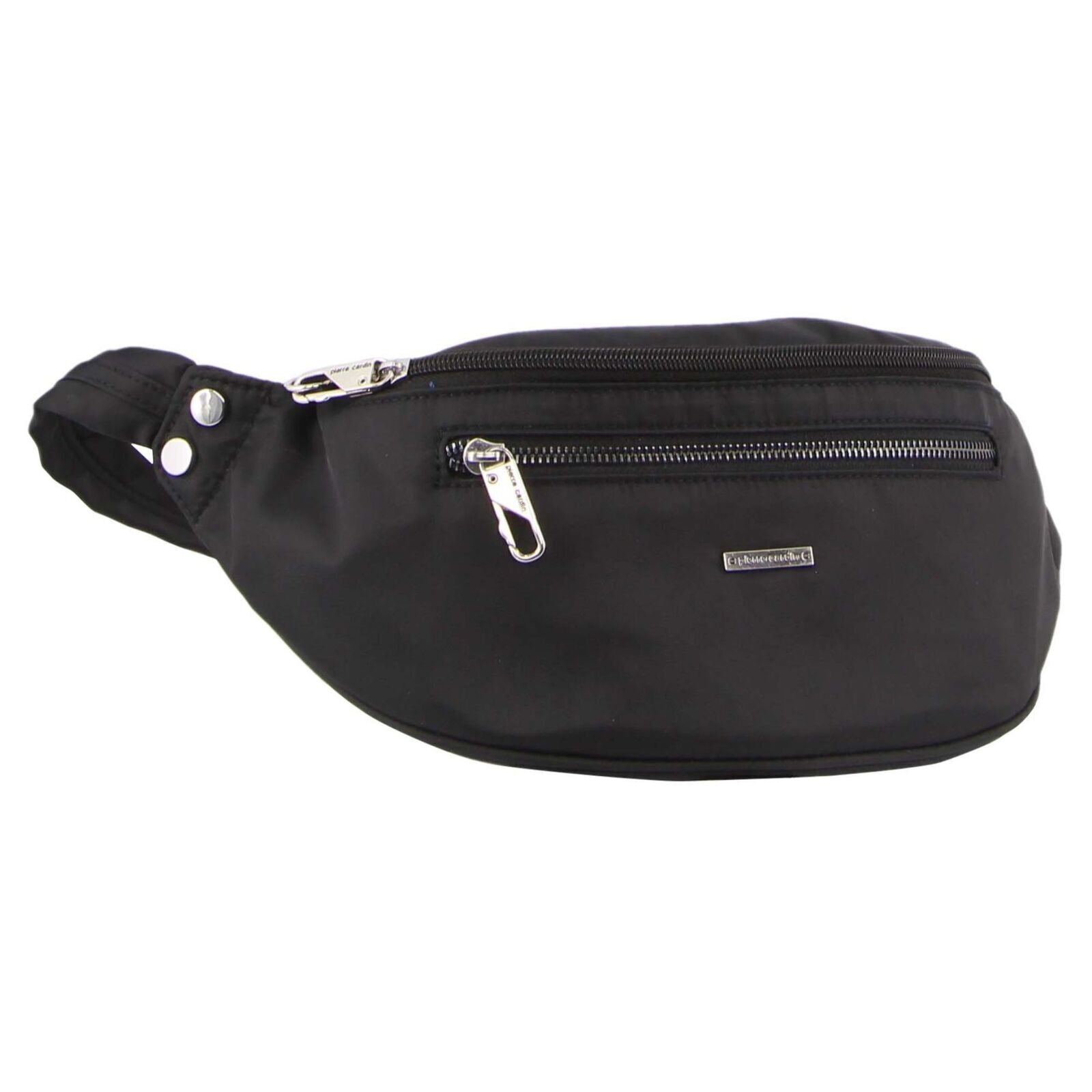 Pierre Cardin Slash Proof Waist Belt Bum Bag Travel RFID Anti-Theft Mens Black-0