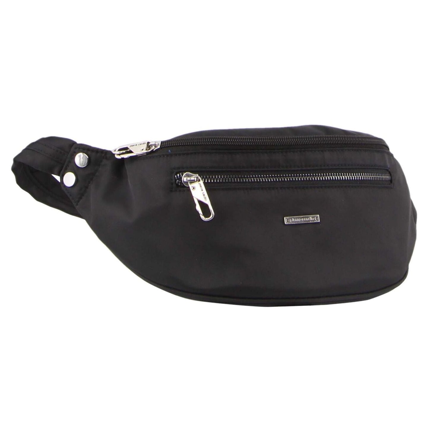 Pierre Cardin Slash Proof Waist Belt Bum Bag Travel RFID Anti-Theft Mens Black-1