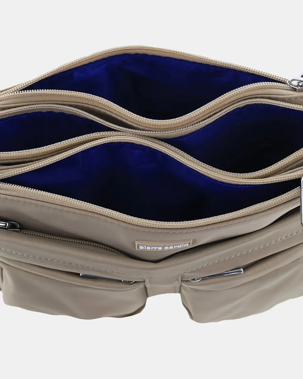 Pierre Cardin Anti-Theft Cross Body Bag Slash Proof RFID Blocking - Camel-2
