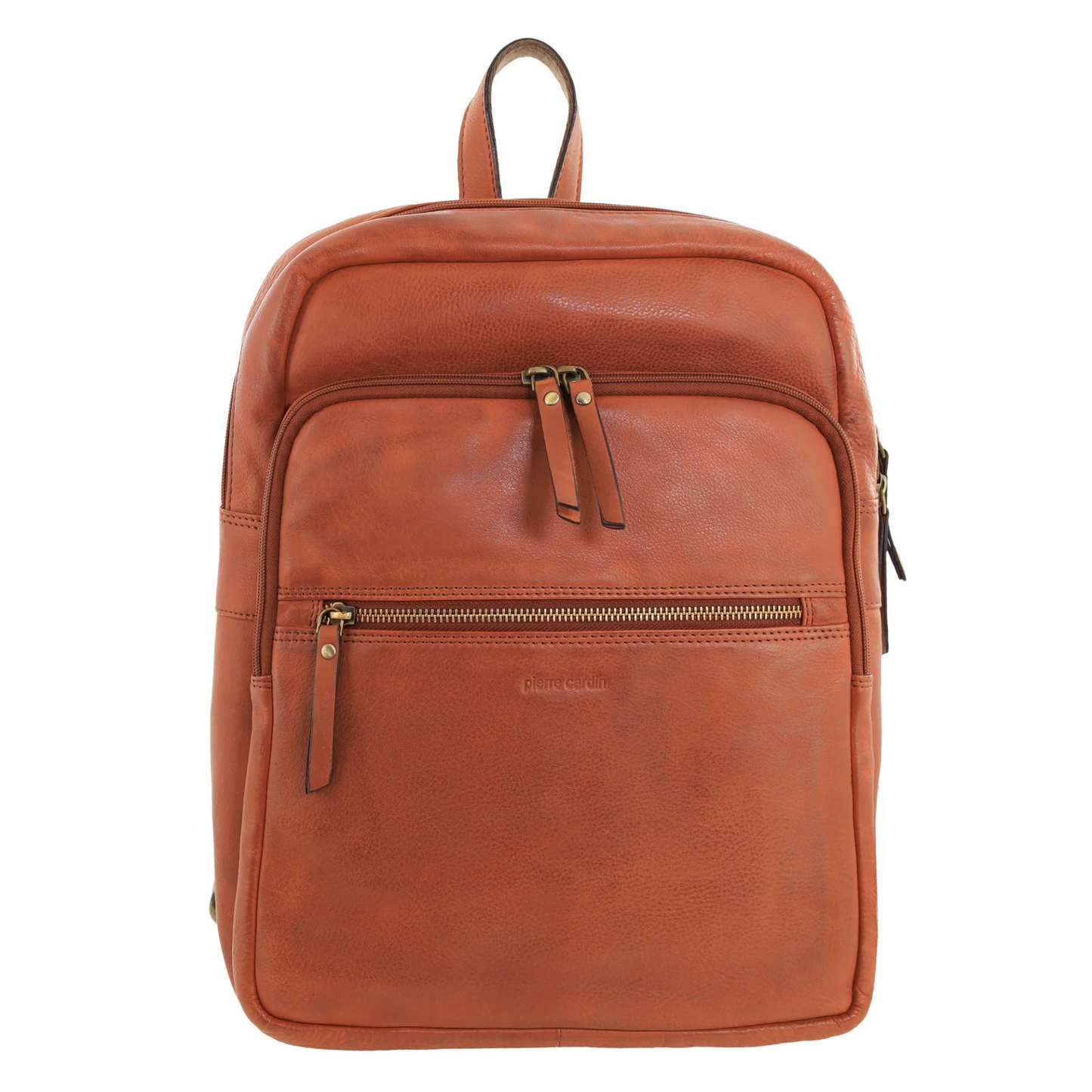 Pierre Cardin Womens Vintage Backpack Bag in Cognac-3