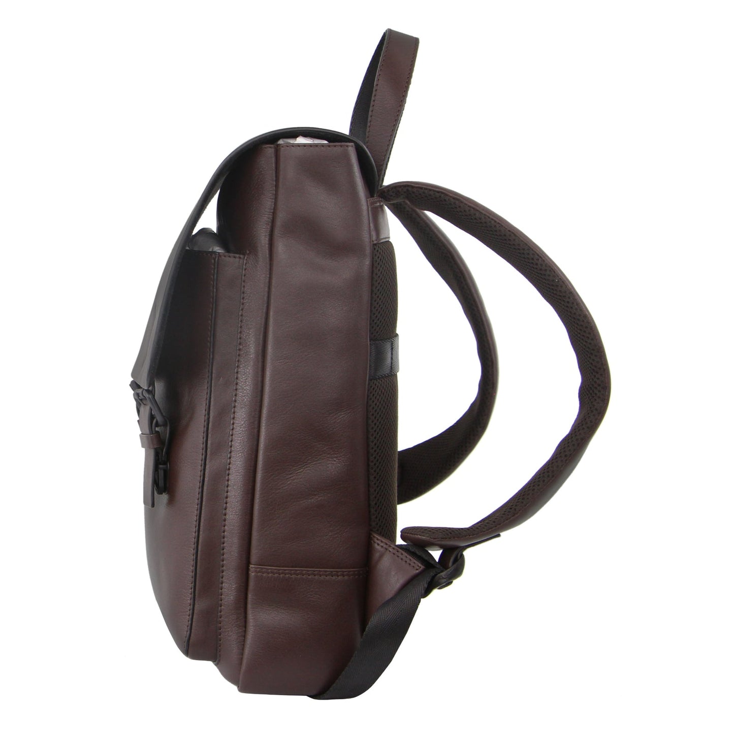 Pierre Cardin Premium Leather Backpack Travel Bag Satchel - Brown-4