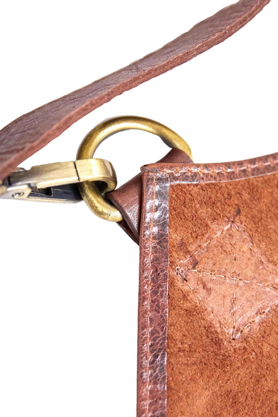 2x Pierre Cardin Professional Leather Apron - Cognac (Butcher/Woodwork/Hairdressing/Barber/Chef)-4