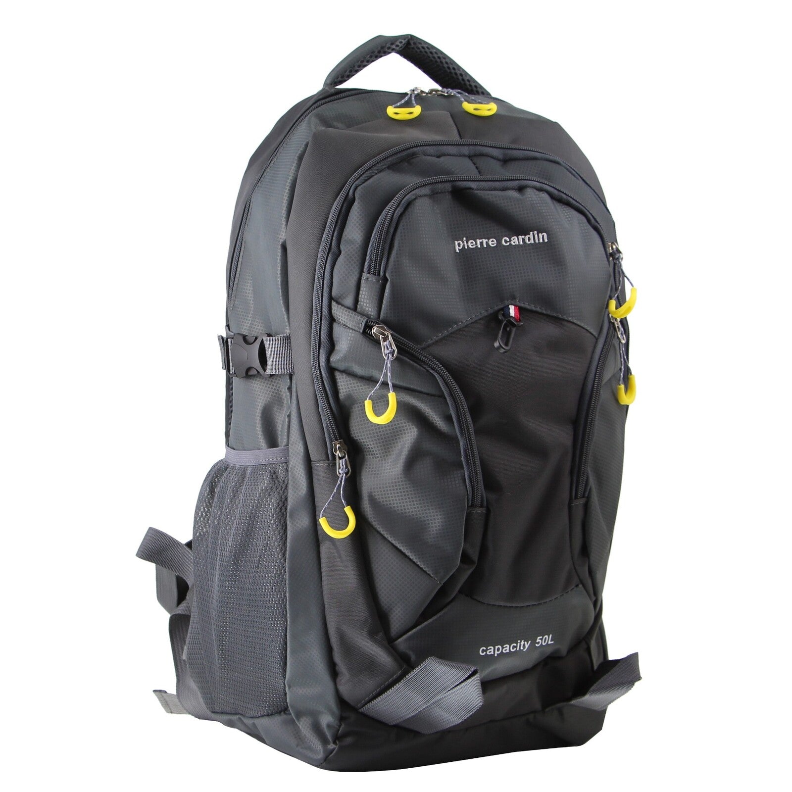 Pierre Cardin Backpack Shoulder Bag RFID Pocket Travel Outdoor Rucksack - Grey-1