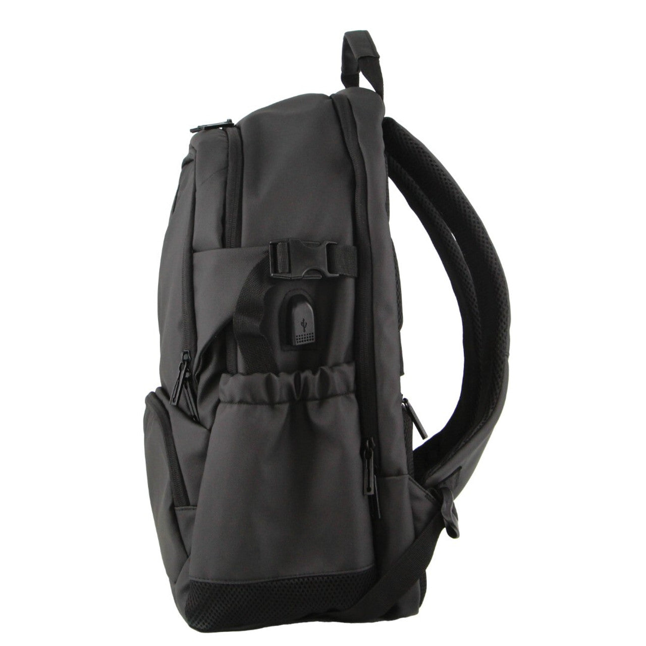 Pierre Cardin Backpack Bag Travel & Business Built-in USB Port Outdoor - Black-2