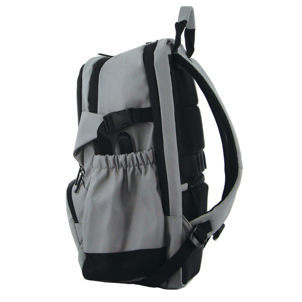 Pierre Cardin Backpack Bag Travel & Business w/ Laptop Computer Sleeve - Grey