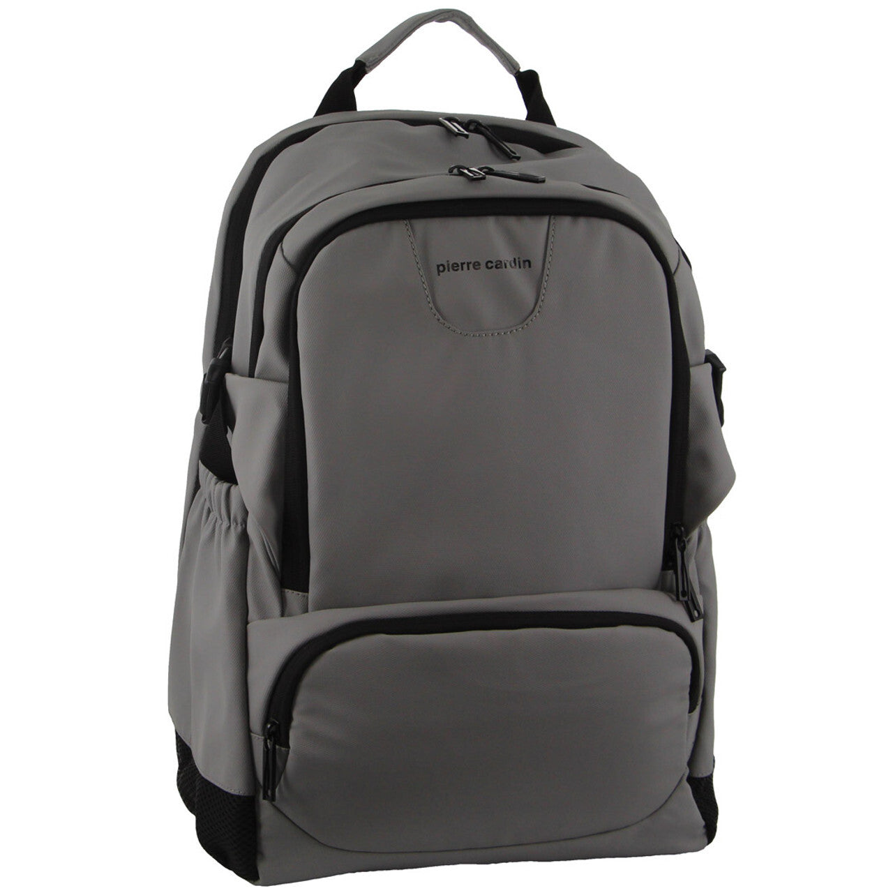 Pierre Cardin Backpack Bag Travel & Business w/ Laptop Computer Sleeve - Grey