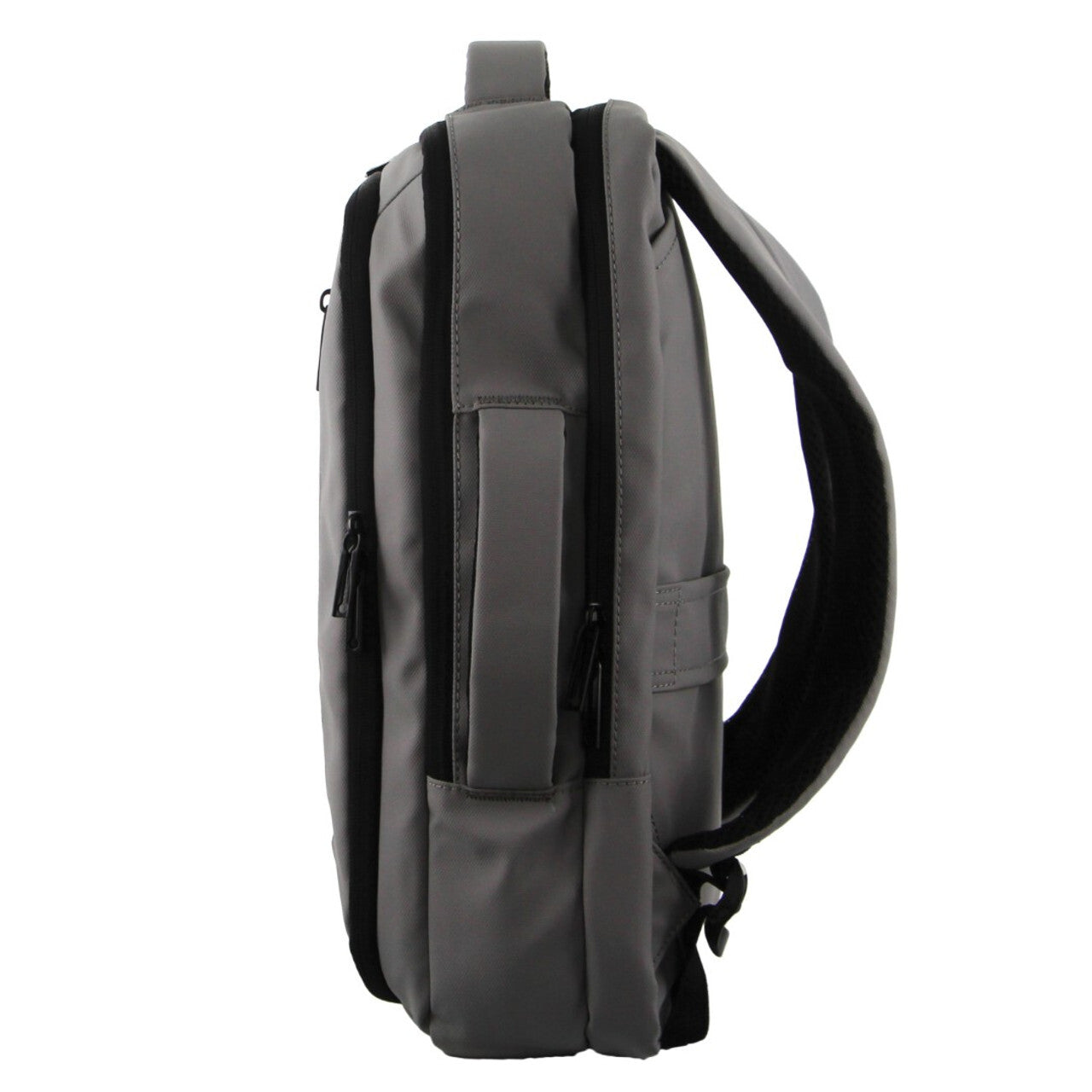 Pierre Cardin Mens 15" Laptop Travel Backpack Briefcase - Grey (Built-in USB Port)-2