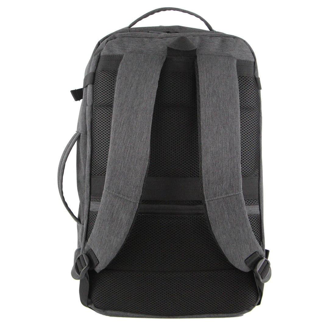 Pierre Cardin Mens Travel & Business Backpack with Built-in USB Port - Grey-3