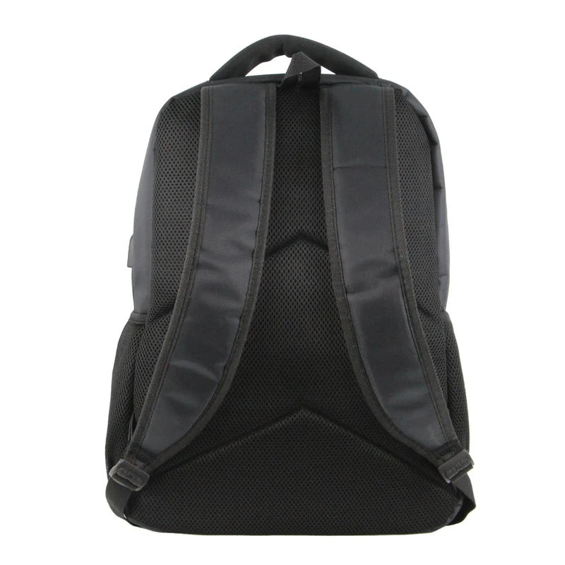 Pierre Cardin Mens Travel & Business Backpack with Built-in USB Port - Black