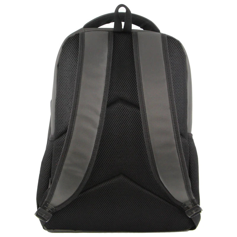 Pierre Cardin Mens Travel & Business Backpack with Built-in USB Port - Dark Grey-3