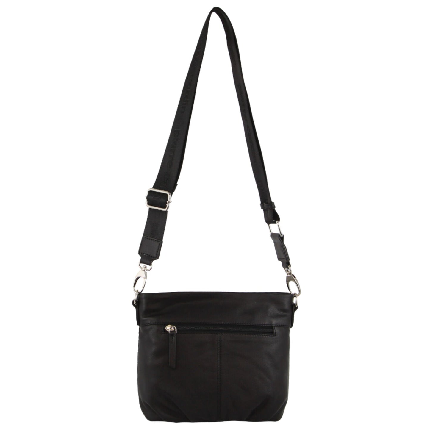 Pierre Cardin Leather Crossbody Bag w/ Shoulder Strap in Black-2