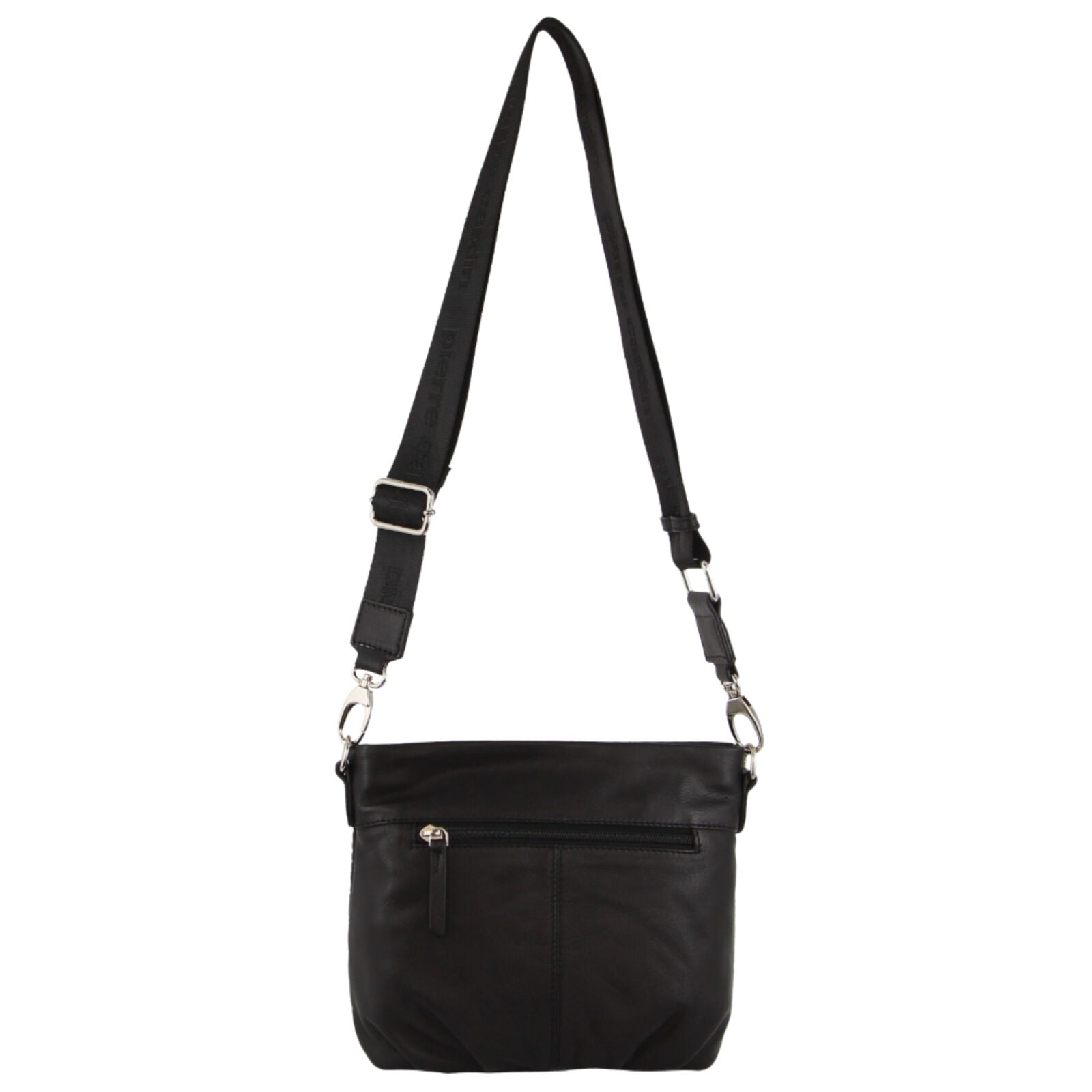 Pierre Cardin Leather Crossbody Bag w/ Shoulder Strap in Black-2