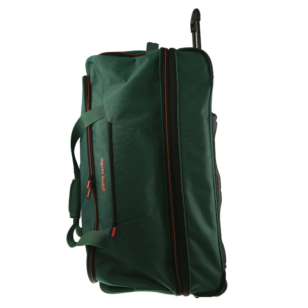 Pierre Cardin Trolley Bag Medium Soft Travel Luggage Wheeled Duffle 72cm - Green-3