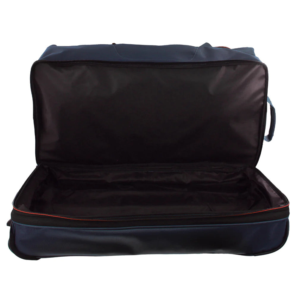 Pierre Cardin 82cm/168L Large Soft Trolley Wheeled Duffle Bag - Navy (Travel Suitcase)-2