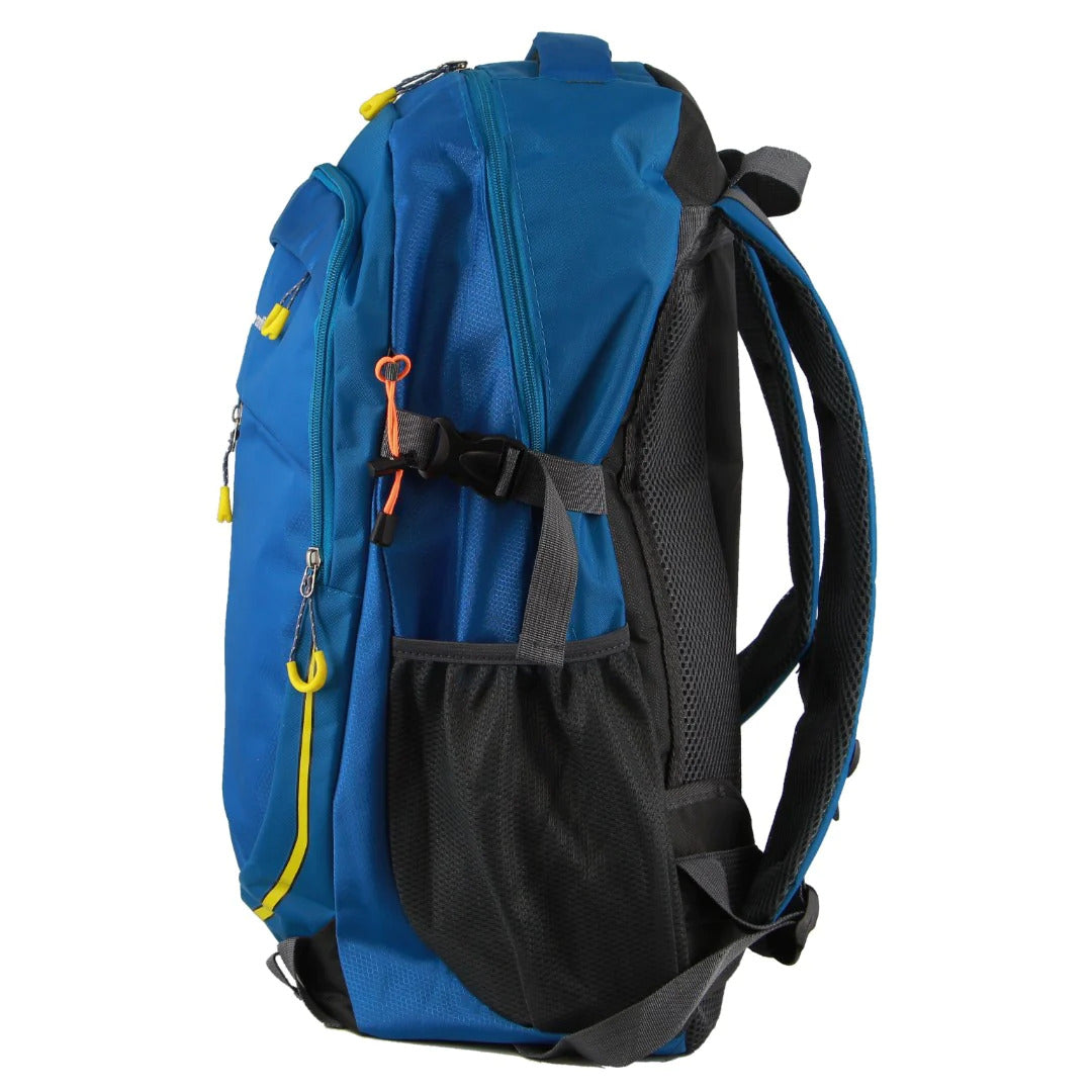 Pierre Cardin Mens Nylon Travel & Sport Large Backpack Bag in Blue-2