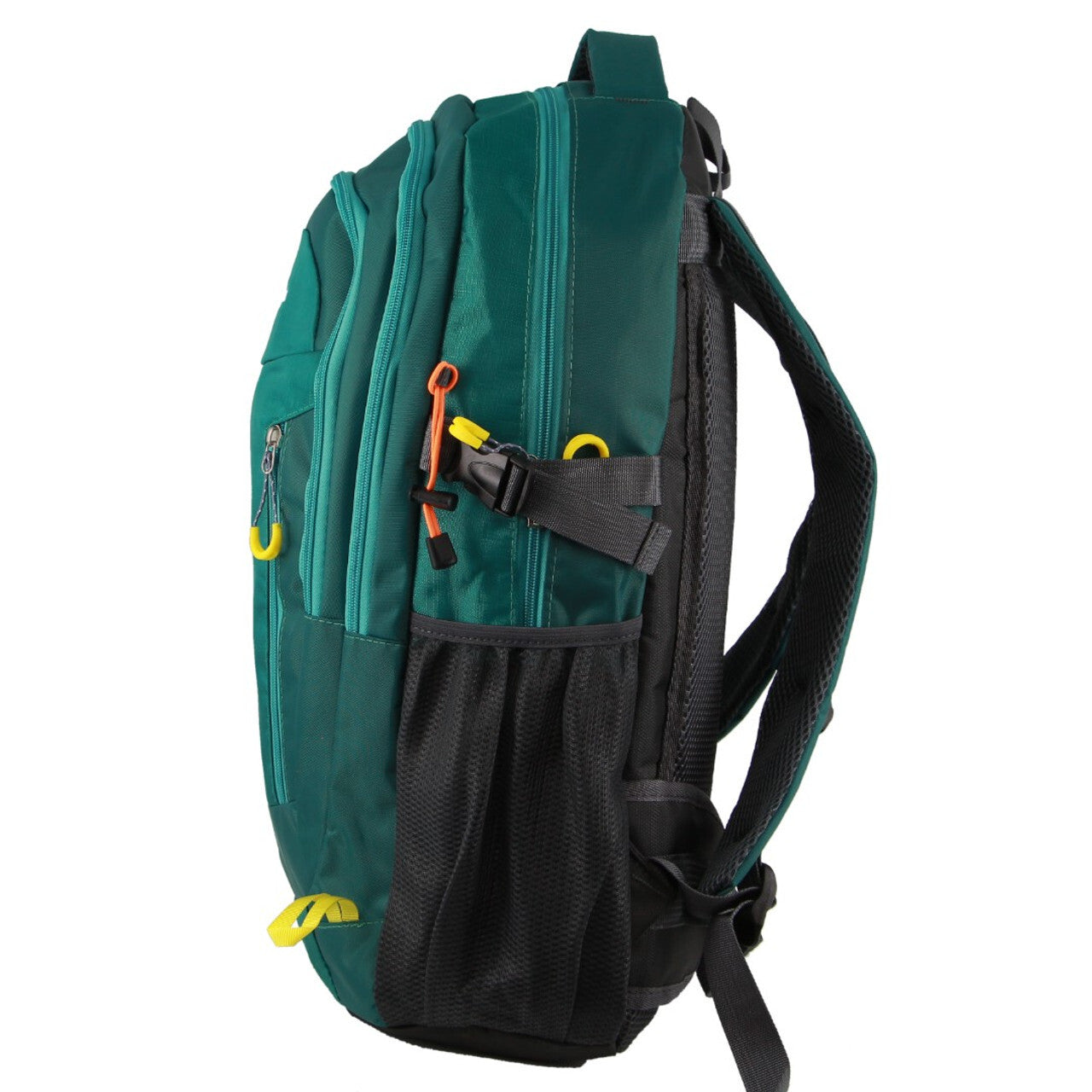 Pierre Cardin Mens Backpack Bag RFID Pocket Nylon Travel Sport Large - Green-2