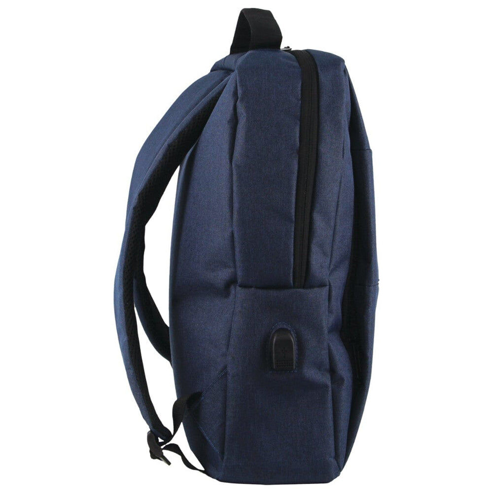 Pierre Cardin Travel & Business Backpack Bag w/ Laptop Computer Sleeve in Navy