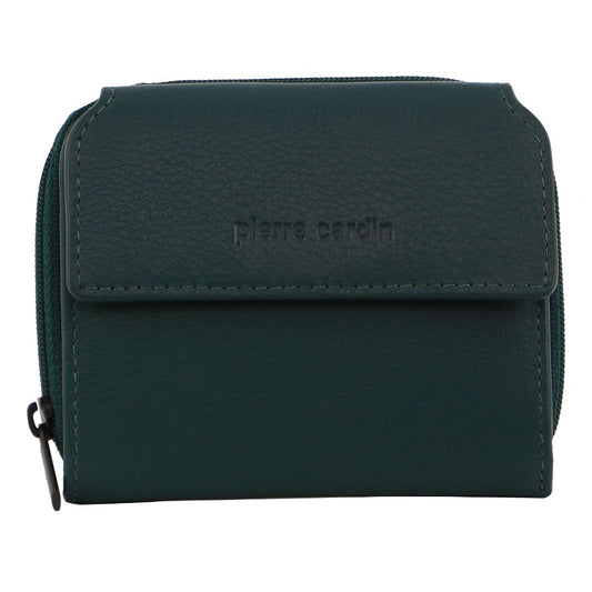 Pierre Cardin Leather Ladies Tri-Fold Tab Zip-Around Wallet - Zirkon-0