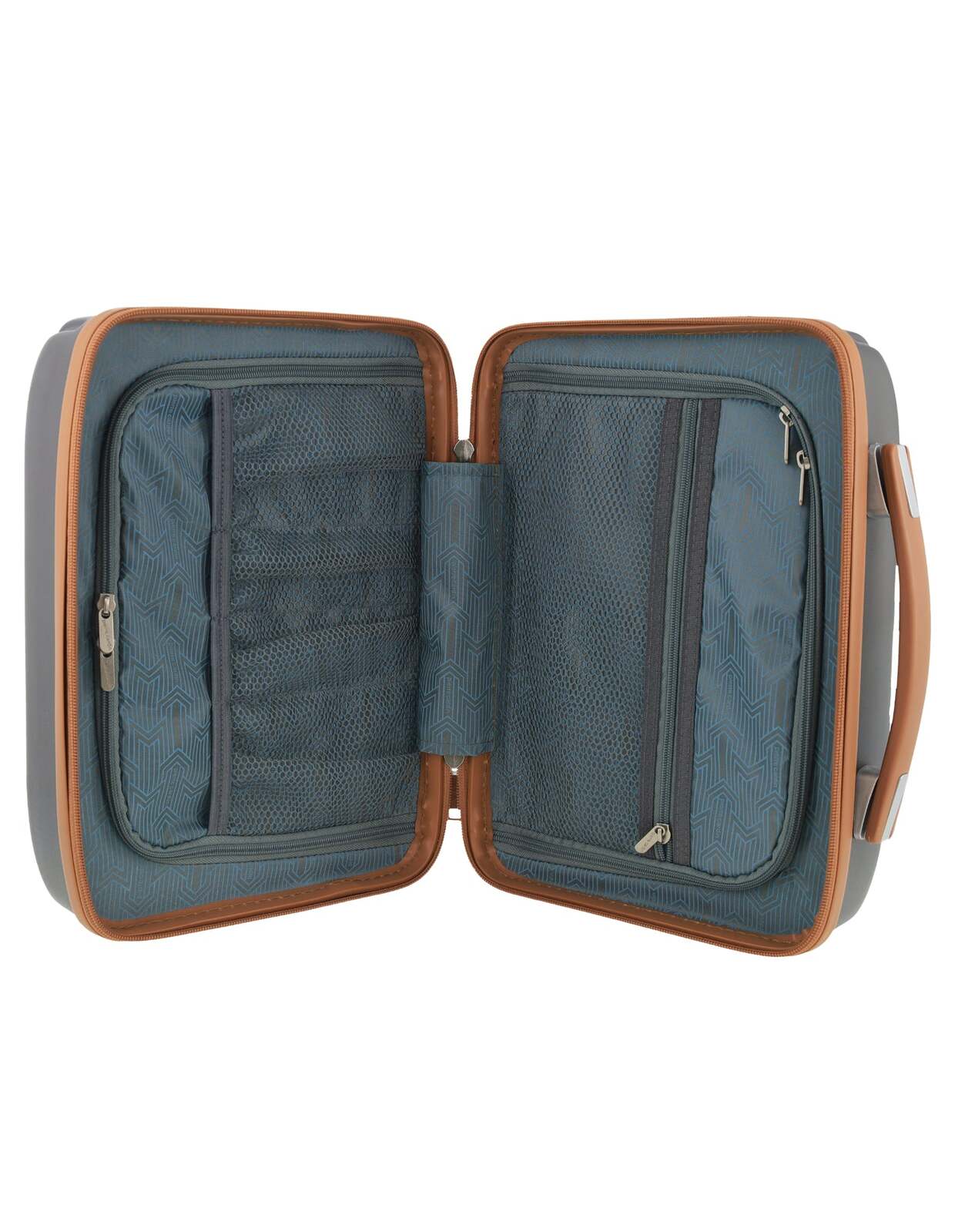 Pierre Cardin Beauty Case Hard Shell Makeup Cosmetic Organizer Travel in Charcoal-3