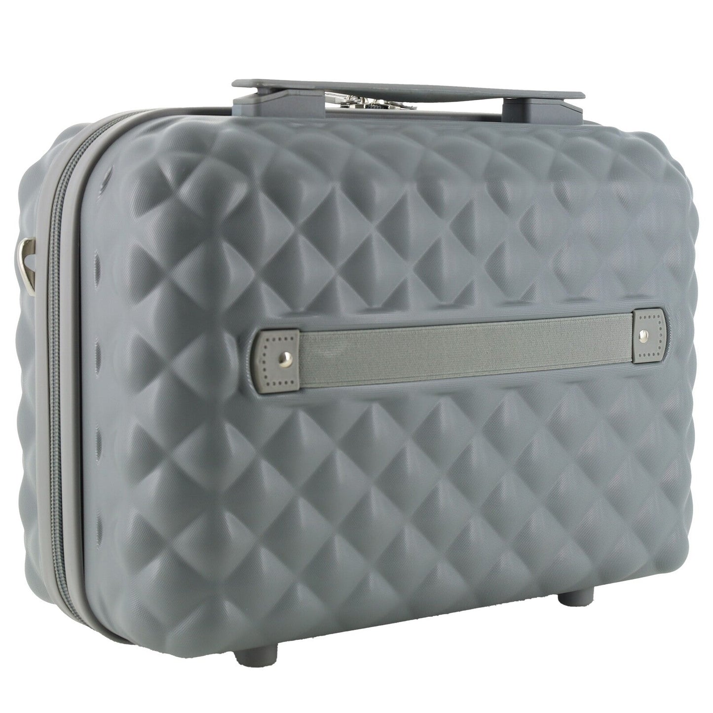 Pierre Cardin Beauty Case Hard Shell Makeup Cosmetic Organizer Travel in Grey-2