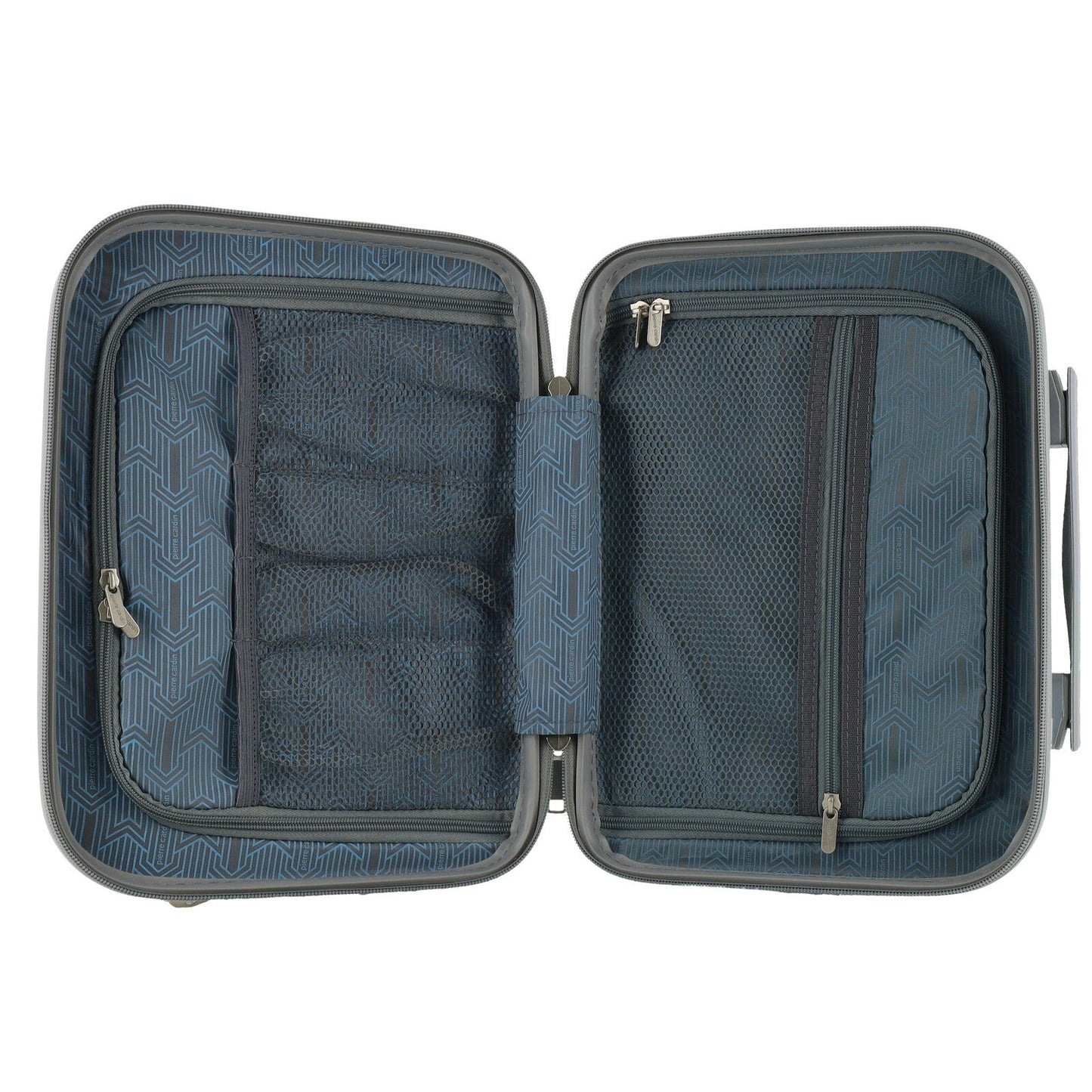 Pierre Cardin Beauty Case Hard Shell Makeup Cosmetic Organizer Travel in Grey-3