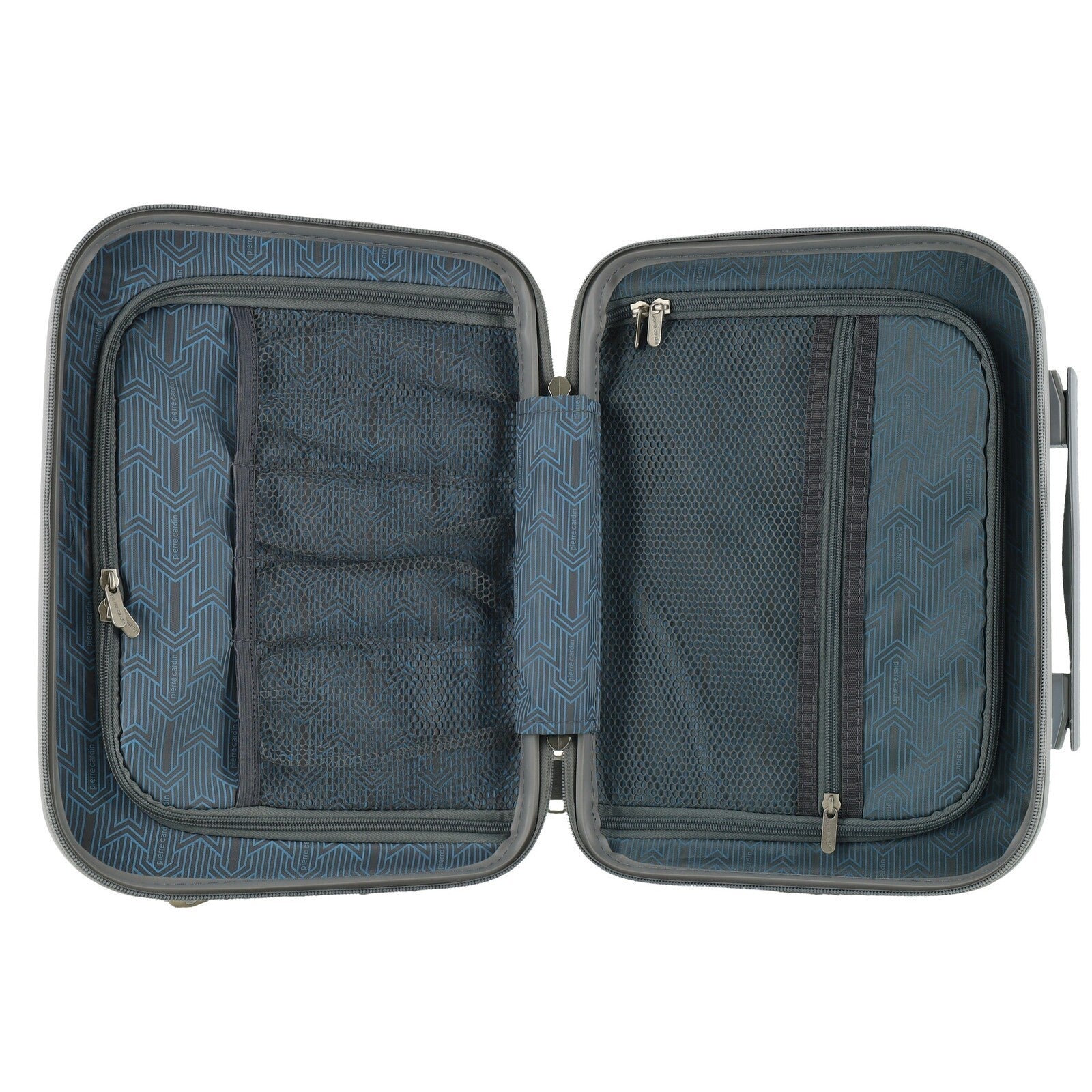 Pierre Cardin Beauty Case Hard Shell Makeup Cosmetic Organizer Travel in Grey-3