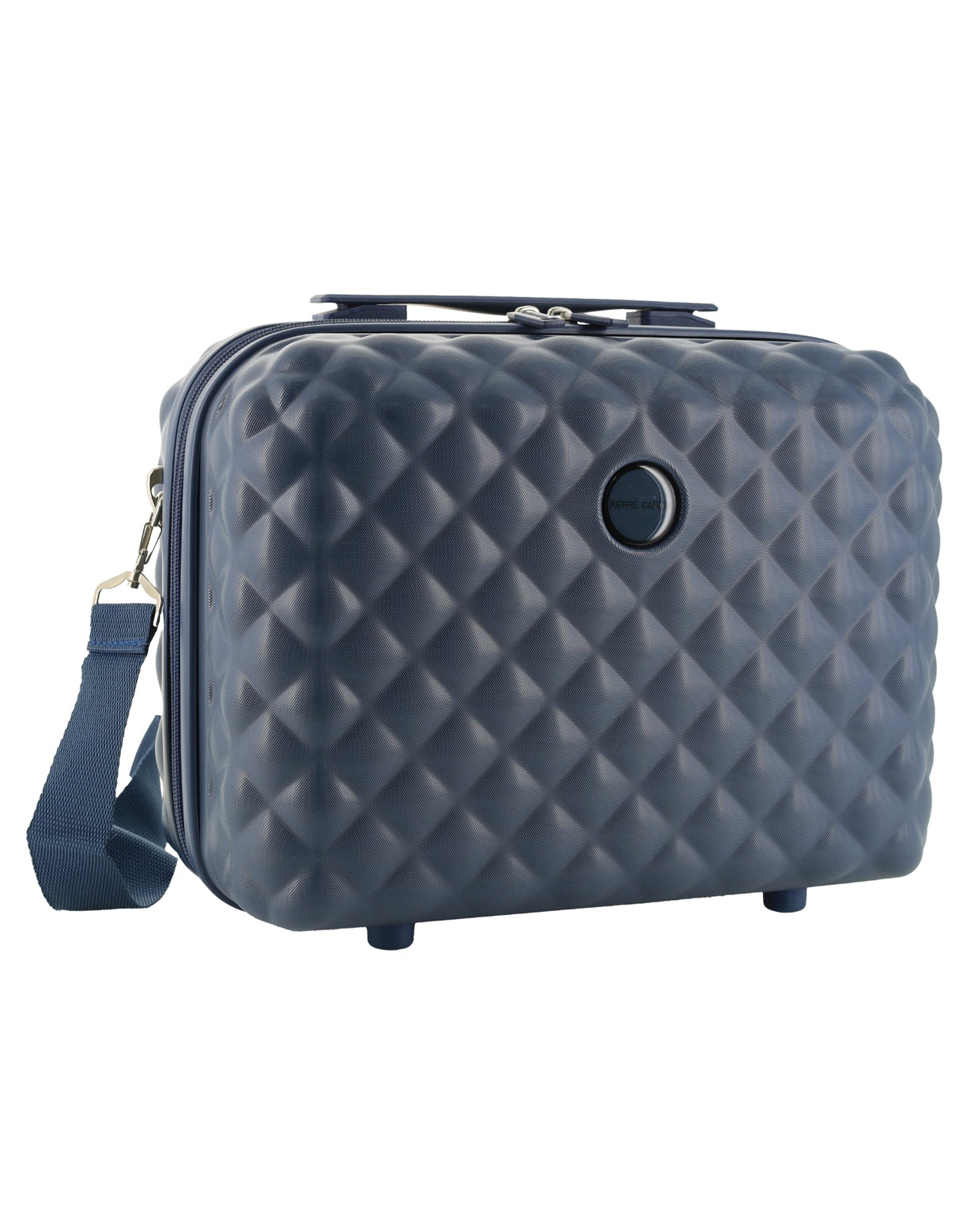 Pierre Cardin Beauty Case Hard Shell Makeup Cosmetic Organizer Travel in Teal-1