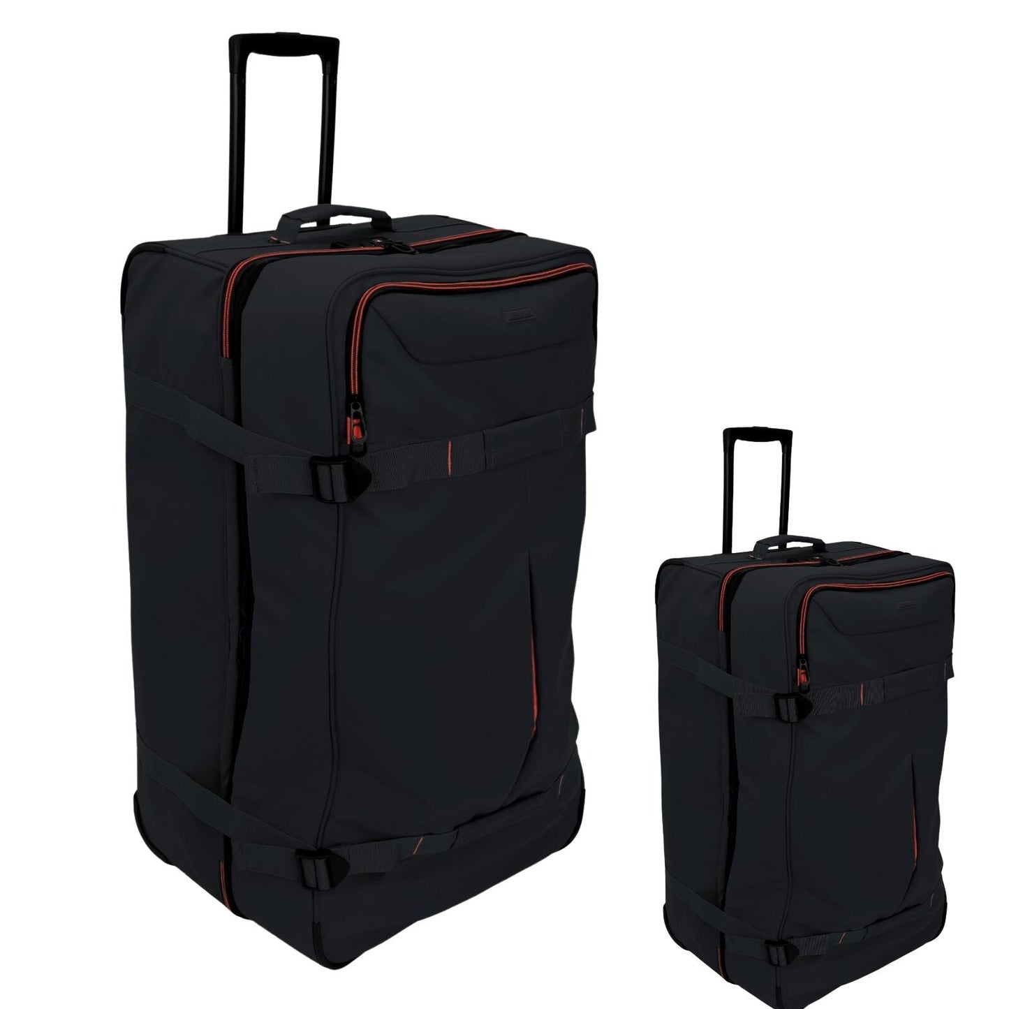 Set of 2 Pierre Cardin Water-Repellent Trolley Bags - Medium (72cm) & Large (82cm) - Expandable with TSA Lock-1