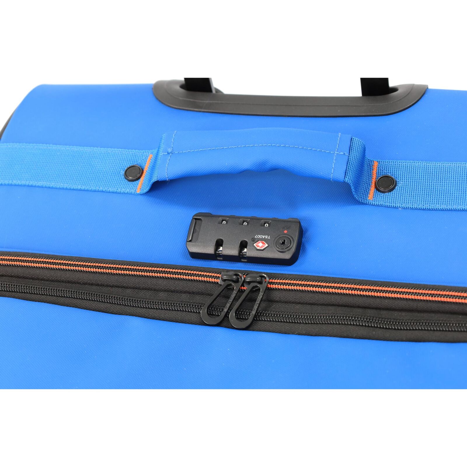 Set of 2 Pierre Cardin Water-Repellent Trolley Bags - Medium (72cm) & Large (82cm) - Blue, Expandable, TSA Lock-4