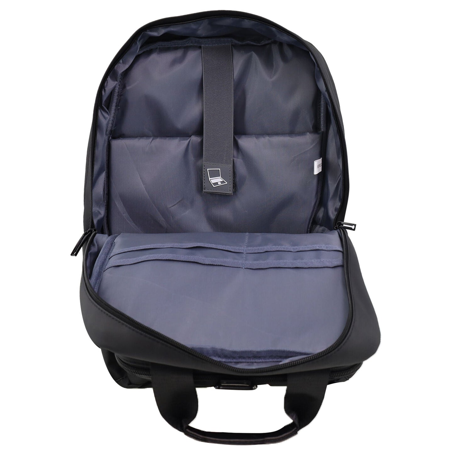 Pierre Cardin Mens Nylon Computer/Business Backpack Bag - Black