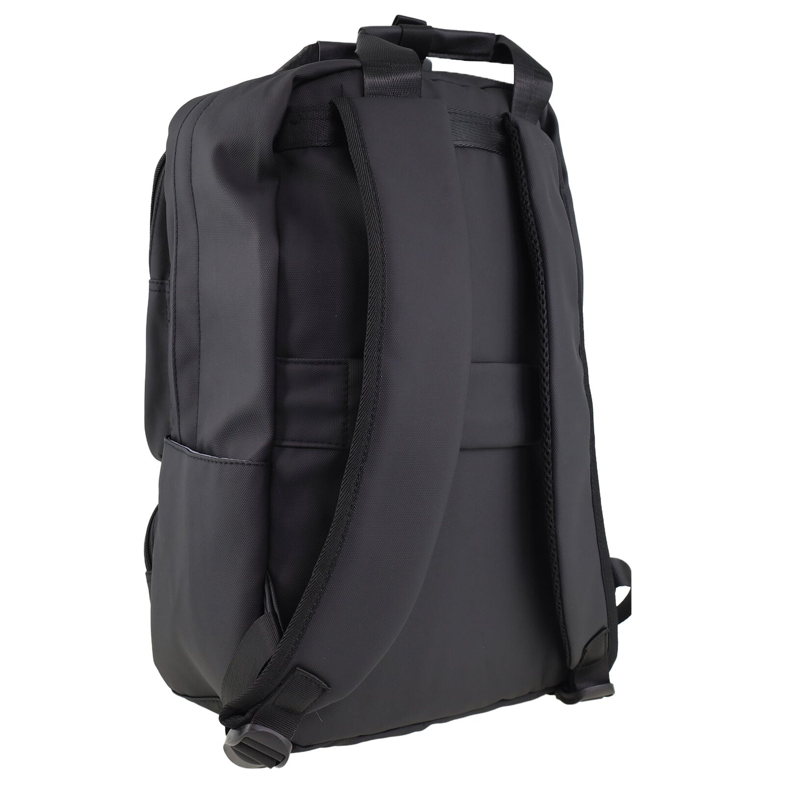 Pierre Cardin Mens Nylon Computer/Business Backpack Bag - Black-2