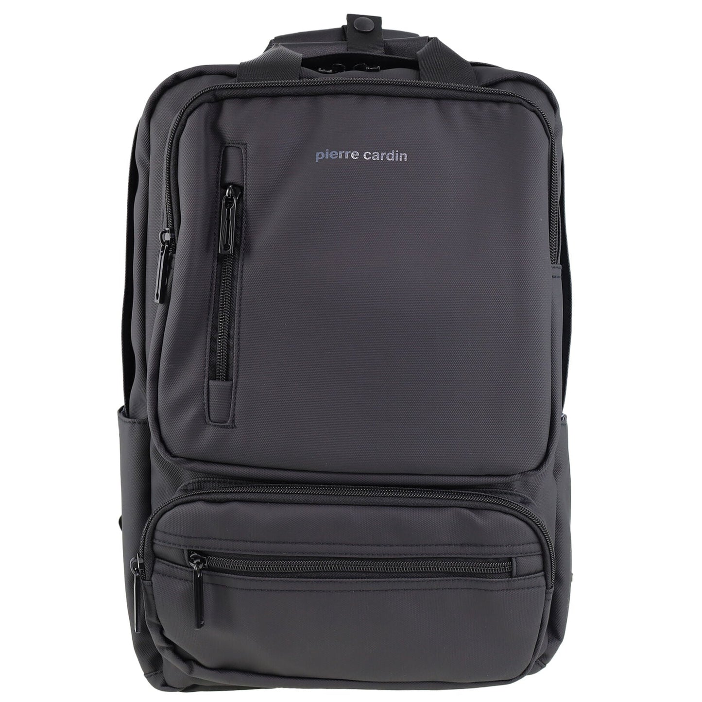 Pierre Cardin Mens Nylon Computer/Business Backpack Bag - Black-3