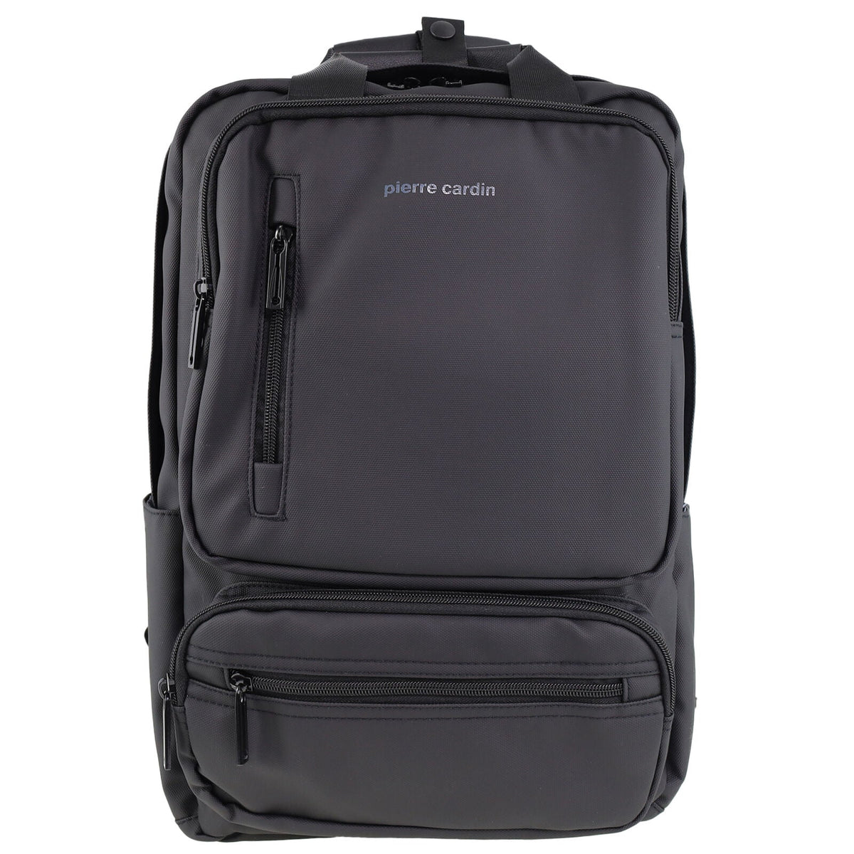Pierre Cardin Mens Nylon Computer/Business Backpack Bag - Black