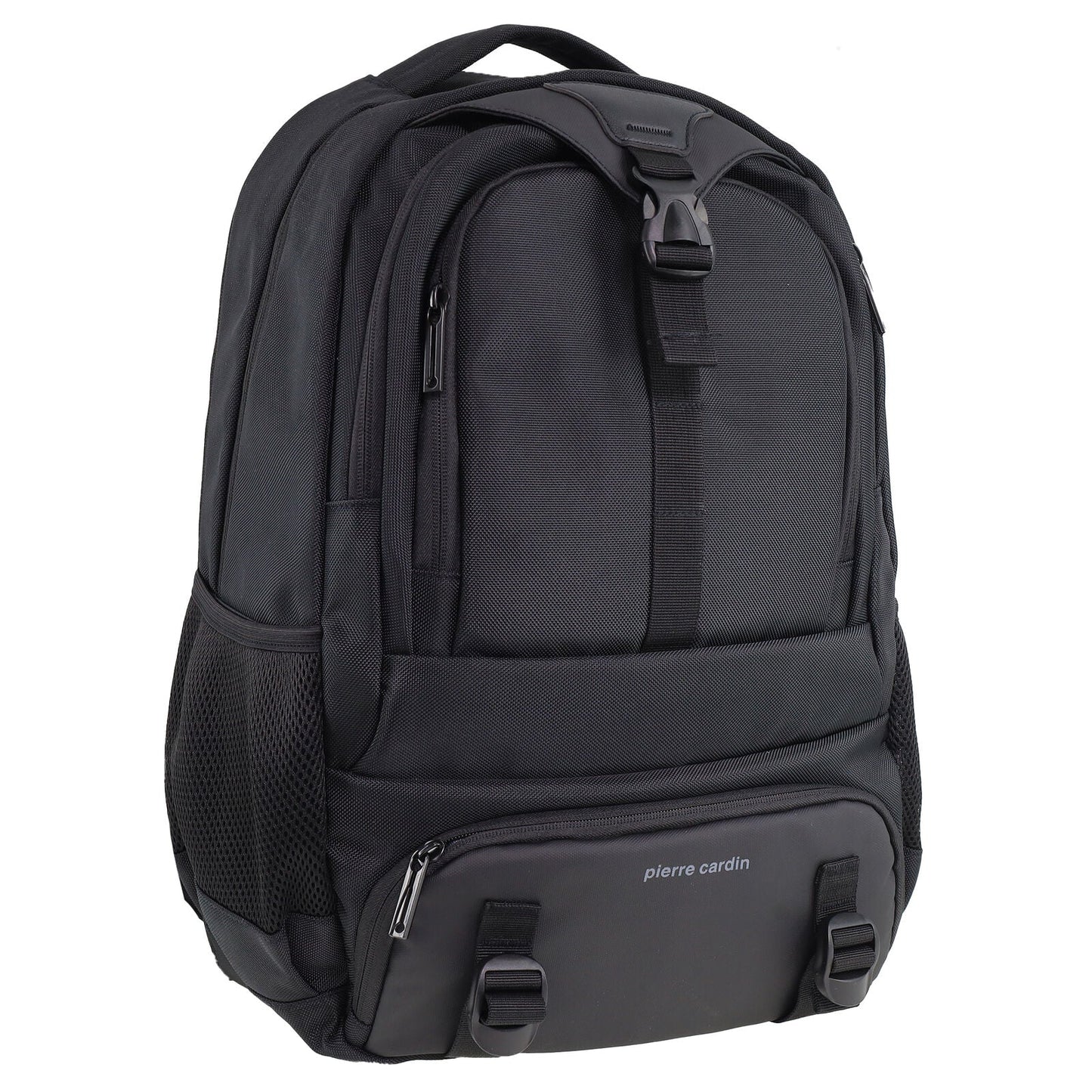 Pierre Cardin 32L Mens Nylon Computer/Business Backpack Bag - Black