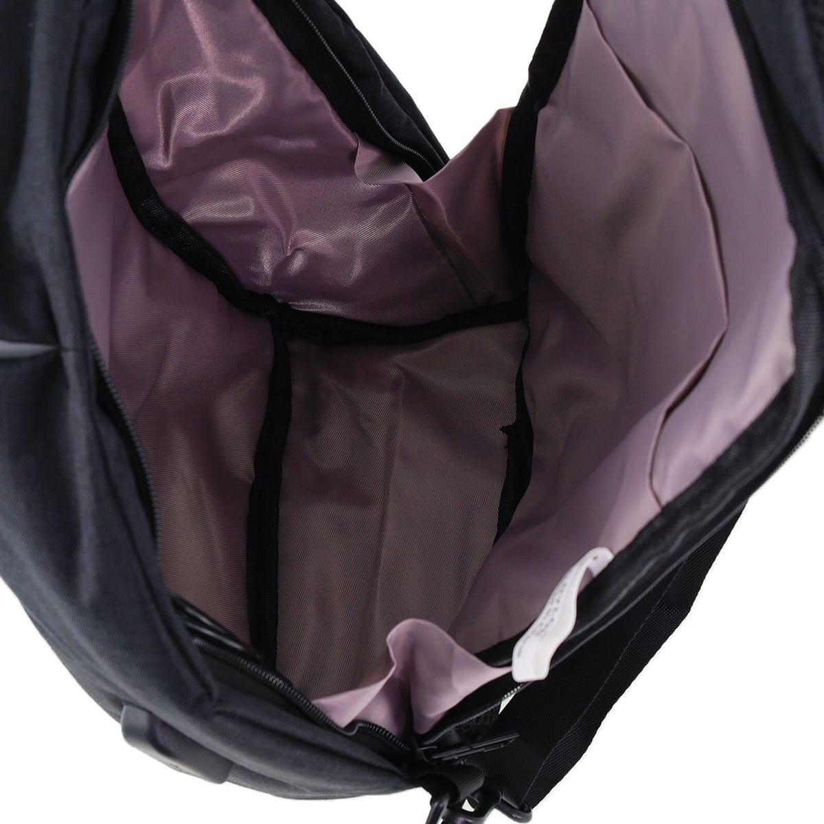 Pierre Cardin Mens Travel Nylon Sling Crossbody Bag- Black