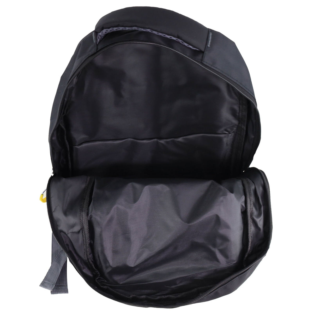 Pierre Cardin Mens 30L Nylon Adventure Travel Hiking Backpack Bag in Black