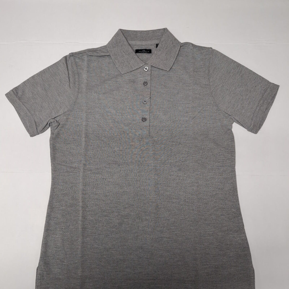 Sporte Leisure Womens "Sabb" Short Sleeve Pique Polo Shirt in Grey Marle